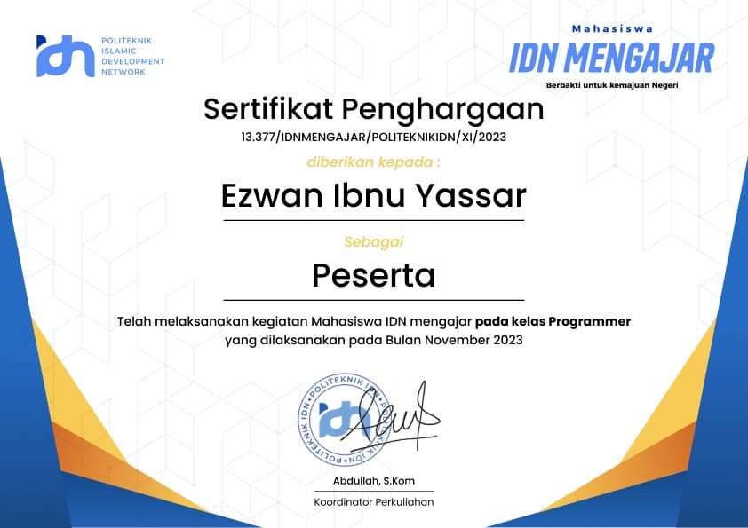 Junior Programmer