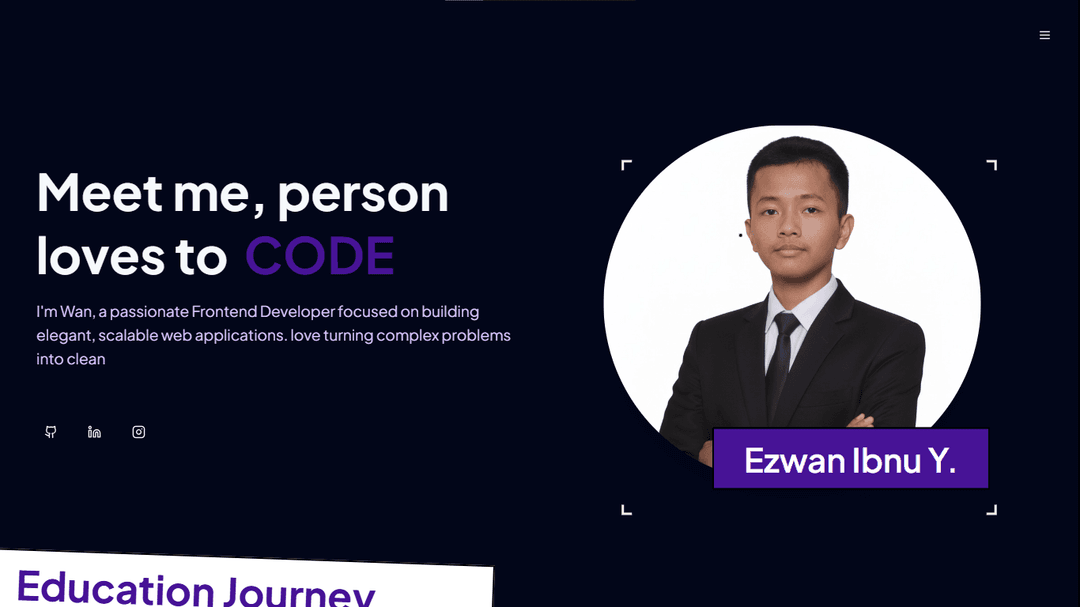 Ezwan Ibnu Yassar Portfolio